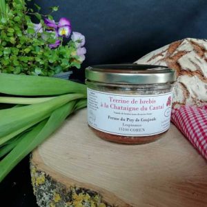 Terrine de brebis à la châtaigne du Cantal
