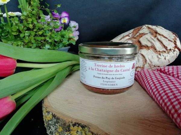 Terrine de brebis à la châtaigne du Cantal